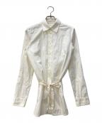 MM6 Maison Margielaエムエムシックスメゾンマルジェラ）の古着「シャツ」｜ホワイト