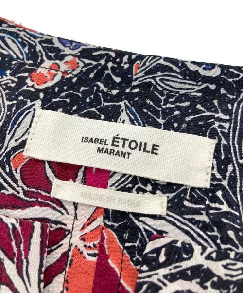 ISABEL MARANT ETOILE（イザベルマランエトワール）ISABEL MARANT ETOILE (イザベルマランエトワール) 花柄シルクブラウス ブラック サイズ:34の古着・服飾アイテム