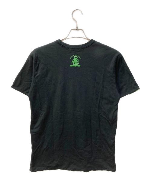 A BATHING APE（ア ベイシング エイプ）A BATHING APE (ア ベイシング エイプ) BABY MiLO (ベビーマイロ) リバーシブルTシャツ ブラック サイズ:Mの古着・服飾アイテム