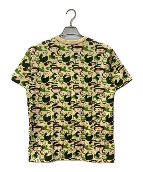 A BATHING APE（ア ベイシング エイプ）A BATHING APE (ア ベイシング エイプ) BABY MiLO (ベビーマイロ) リバーシブルTシャツ ブラック サイズ:Mの古着・服飾アイテム