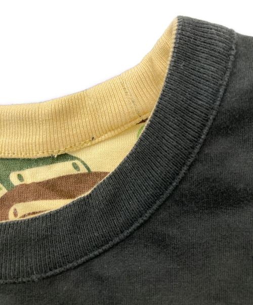 A BATHING APE（ア ベイシング エイプ）A BATHING APE (ア ベイシング エイプ) BABY MiLO (ベビーマイロ) リバーシブルTシャツ ブラック サイズ:Mの古着・服飾アイテム