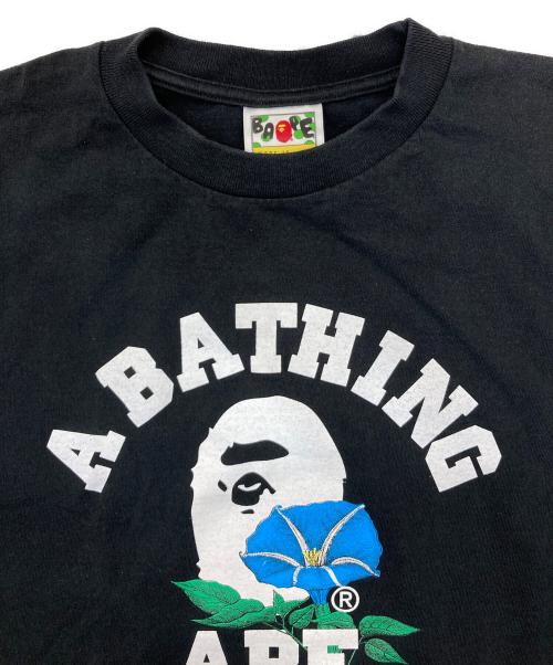 A BATHING APE（ア ベイシング エイプ）A BATHING APE (ア ベイシング エイプ) Tシャツ ブラック サイズ:Mの古着・服飾アイテム