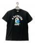 A BATHING APE（ア ベイシング エイプ）の古着「Tシャツ」｜ブラック