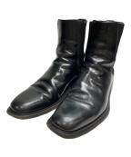 GUCCIグッチ）の古着「サイドゴアブーツ」｜ブラック