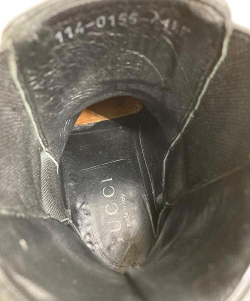 GUCCI（グッチ）GUCCI (グッチ) サイドゴアブーツ ブラック サイズ:41　1/2の古着・服飾アイテム