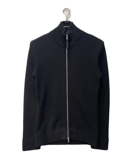 Maison Margiela（メゾンマルジェラ）Maison Margiela (メゾンマルジェラ) コットンウール7ゲージドライバーズニット ブラック サイズ:Mの古着・服飾アイテム