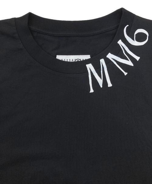 MM6 Maison Margiela（エムエムシックスメゾンマルジェラ）MM6 Maison Margiela (エムエムシックスメゾンマルジェラ) ロングスリーブTシャツ ブラック サイズ:M 未使用品の古着・服飾アイテム