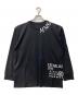 MM6 Maison Margiela（エムエムシックスメゾンマルジェラ）の古着「ロングスリーブTシャツ」｜ブラック