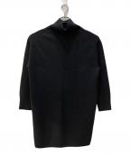 Plageプラージュ）の古着「スーパーファインウールカシミヤハイネックミニワンピース」｜ブラック