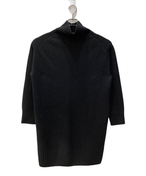 Plage（プラージュ）Plage (プラージュ) スーパーファインウールカシミヤハイネックミニワンピース ブラック サイズ:36の古着・服飾アイテム