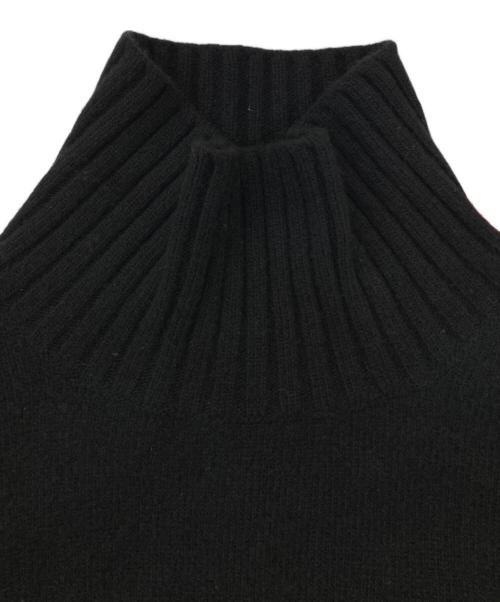 Plage（プラージュ）Plage (プラージュ) スーパーファインウールカシミヤハイネックミニワンピース ブラック サイズ:36の古着・服飾アイテム