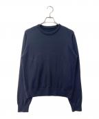 MUSE de Deuxieme Classeミューズ ドゥーズィエム クラス）の古着「ニット」｜ネイビー