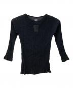 Plageプラージュ）の古着「Tーブラウス」｜ブラック