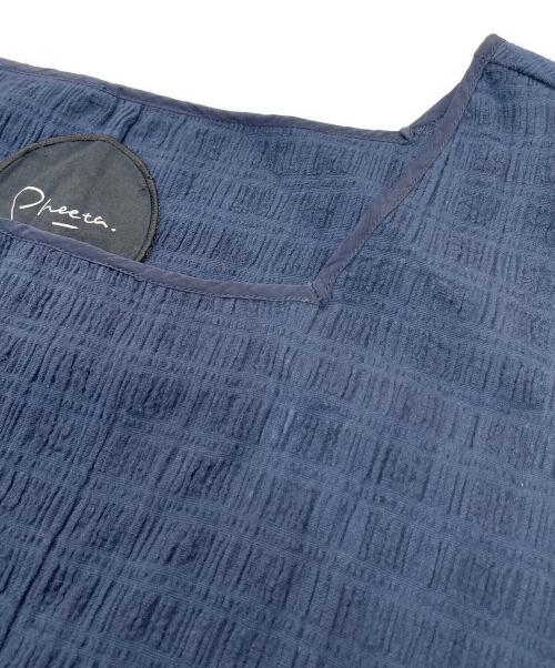 pheeta（フィータ）pheeta (フィータ) ノースリーブカットソー ネイビー サイズ:FREEの古着・服飾アイテム