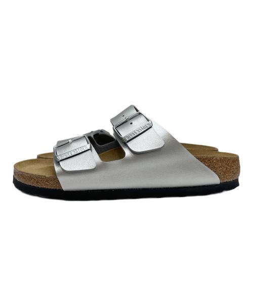BIRKENSTOCK（ビルケンシュトック）BIRKENSTOCK (ビルケンシュトック) ARIZONA シルバー サイズ:24の古着・服飾アイテム