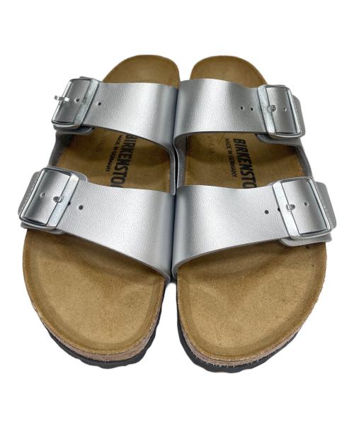 BIRKENSTOCK（ビルケンシュトック）BIRKENSTOCK (ビルケンシュトック) ARIZONA シルバー サイズ:24の古着・服飾アイテム