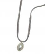 les bon bonル ボンボン）の古着「LIBERTY PEARL NECKLACE」｜グレー