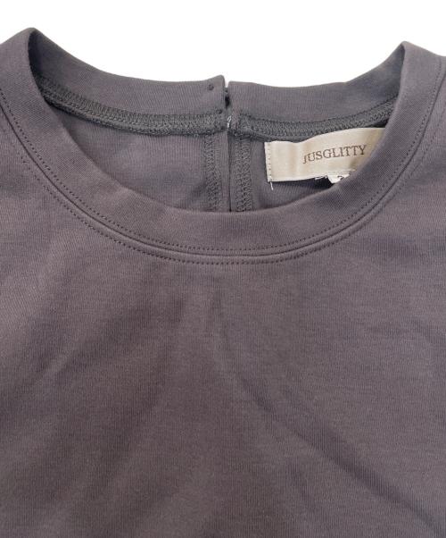 JUSGLITTY（ジャスグリッティー）JUSGLITTY (ジャスグリッティー) ノースリーブワンピース グレー サイズ:SIZE 2の古着・服飾アイテム