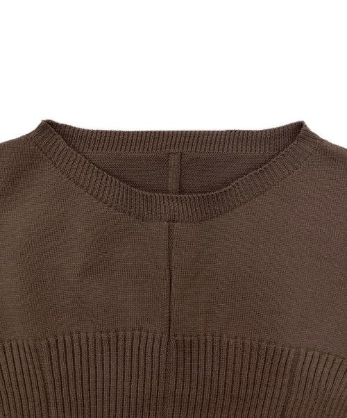 Apuweiser-riche（アプワイザーリッシェ）Apuweiser-riche (アプワイザーリッシェ) ホールガーメントビスチェ切替ワンピース ブラウン サイズ:2の古着・服飾アイテム