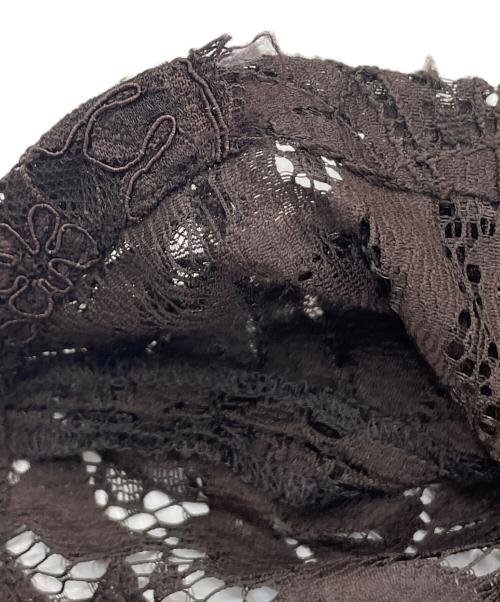 qualite（カリテ）qualite (カリテ) boussole (ブソル) レースパンツ ブラウン サイズ:Freeの古着・服飾アイテム