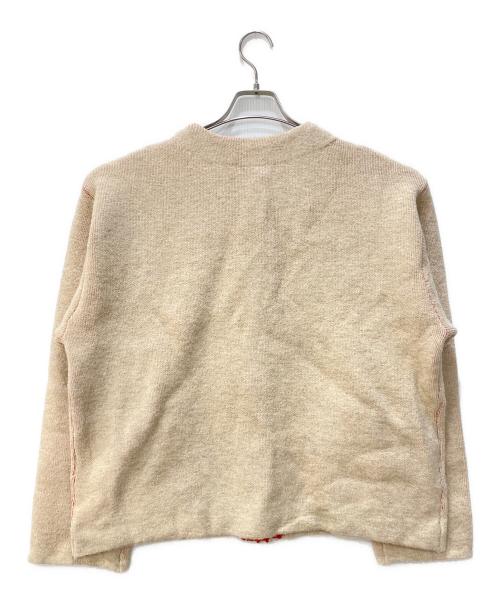 FREAK'S STORE（フリークスストア）FREAK'S STORE (フリークストア) 裏配色 スナップ ニット カーディガン ベージュ サイズ:F 未使用品の古着・服飾アイテム
