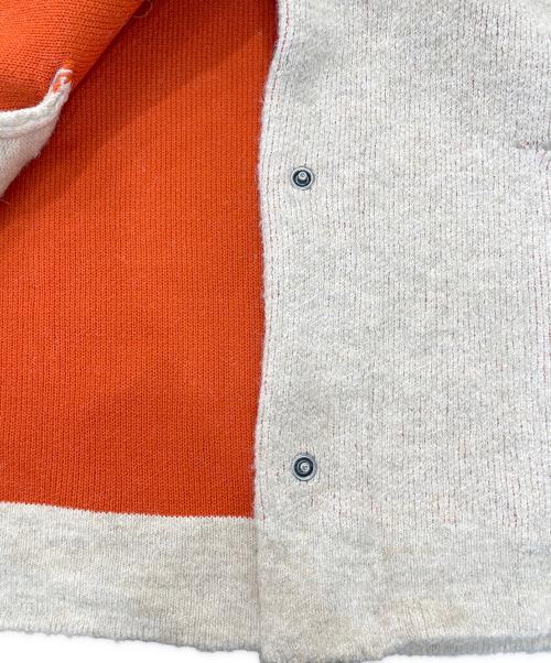 FREAK'S STORE（フリークスストア）FREAK'S STORE (フリークストア) 裏配色 スナップ ニット カーディガン ベージュ サイズ:F 未使用品の古着・服飾アイテム