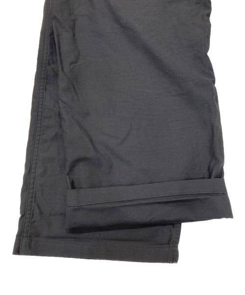 CIOTA（シオタ）CIOTA (シオタ) スビンコットンバックサテンベイカーパンツ ブラック サイズ:SIZE 4の古着・服飾アイテム