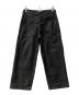 CIOTA（シオタ）の古着「スビンコットンバックサテンベイカーパンツ」｜ブラック