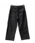 CIOTA (シオタ) スビンコットンバックサテンベイカーパンツ ブラック サイズ:SIZE 4：6000円