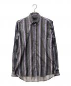 ETROエトロ）の古着「ストライプシャツ」｜パープル