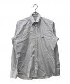 ETROエトロ）の古着「ストライプシャツ」｜スカイブルー