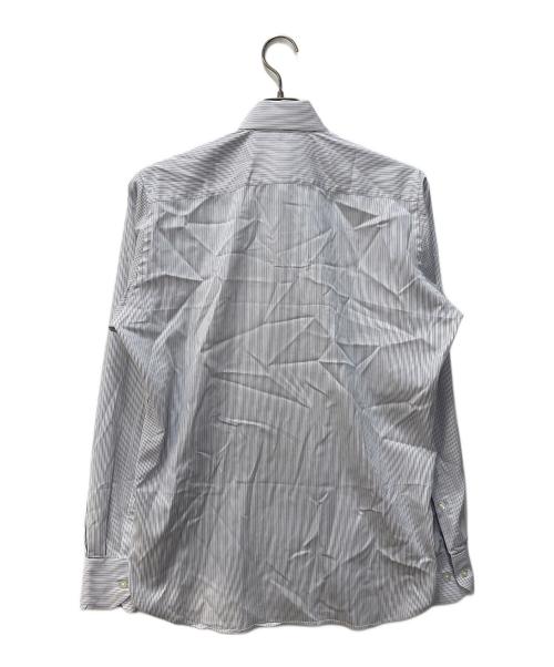 ETRO（エトロ）ETRO (エトロ) ストライプシャツ スカイブルー サイズ:38の古着・服飾アイテム