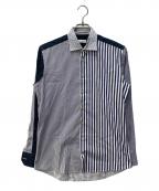 ETROエトロ）の古着「ドッキングシャツ」｜ブルー