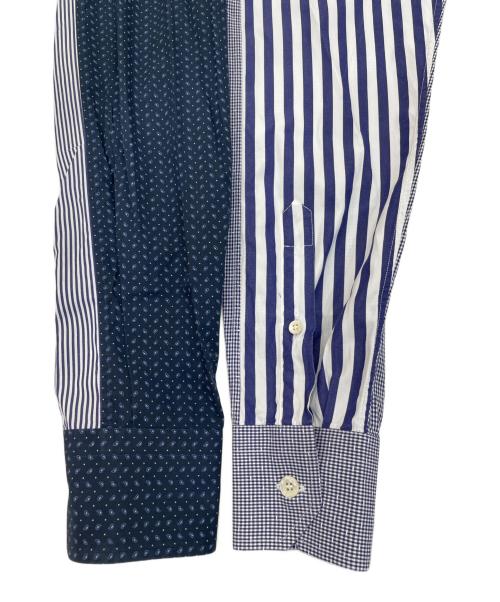 ETRO（エトロ）ETRO (エトロ) ドッキングシャツ ブルー サイズ:サイズ表記無しの古着・服飾アイテム