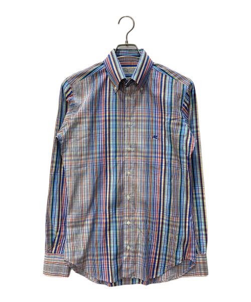 ETRO（エトロ）ETRO (エトロ) ストライプシャツ マルチカラー サイズ:38の古着・服飾アイテム