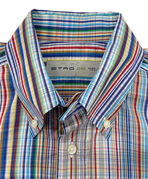 ETRO（エトロ）ETRO (エトロ) ストライプシャツ マルチカラー サイズ:38の古着・服飾アイテム