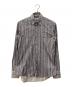 ETRO（エトロ）の古着「ストライプシャツ」｜グレー