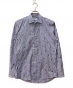 ETROエトロ）の古着「ストライプシャツ」｜ブルー