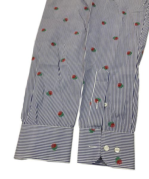 ETRO（エトロ）ETRO (エトロ) ストライプシャツ ブルー サイズ:サイズ表記無しの古着・服飾アイテム