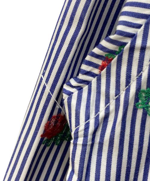 ETRO（エトロ）ETRO (エトロ) ストライプシャツ ブルー サイズ:サイズ表記無しの古着・服飾アイテム