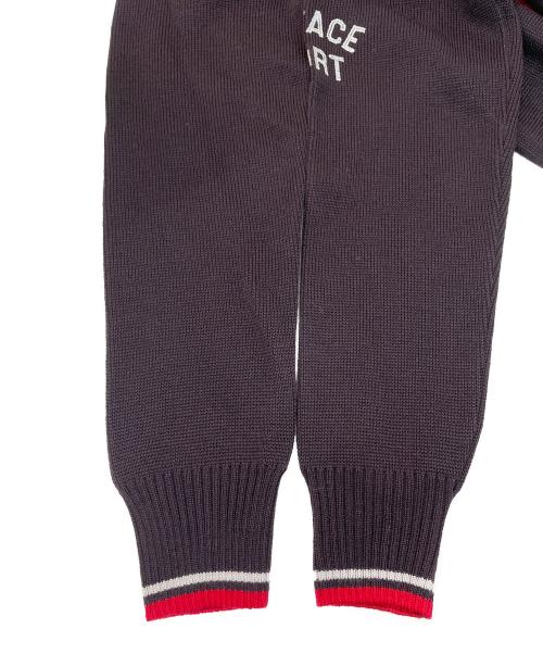 VERSACE Sport（ヴェルサーチ スポーツ）VERSACE Sport (ヴェルサーチ スポーツ) ハーフジップニット ブラウン サイズ:Sの古着・服飾アイテム