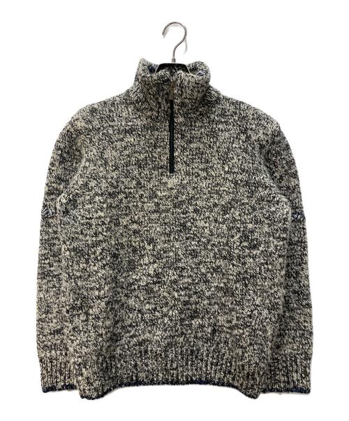 missoni（ミッソーニ）missoni (ミッソーニ) ハーフジップニット ホワイト サイズ:Sの古着・服飾アイテム