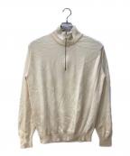 ERMENEGILDO ZEGNAエルメネジルド・ゼニア）の古着「ハーフジップニット」｜ベージュ