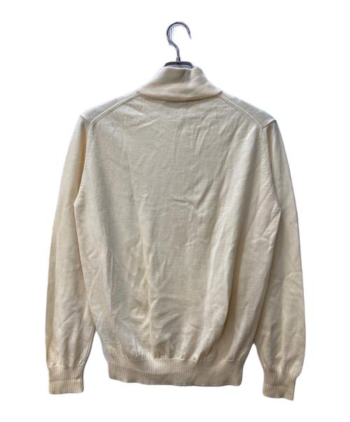 ERMENEGILDO ZEGNA（エルメネジルド・ゼニア）Ermenegildo Zegna (エルメネジルド・ゼニア) ハーフジップニット ベージュ サイズ:XL/54の古着・服飾アイテム