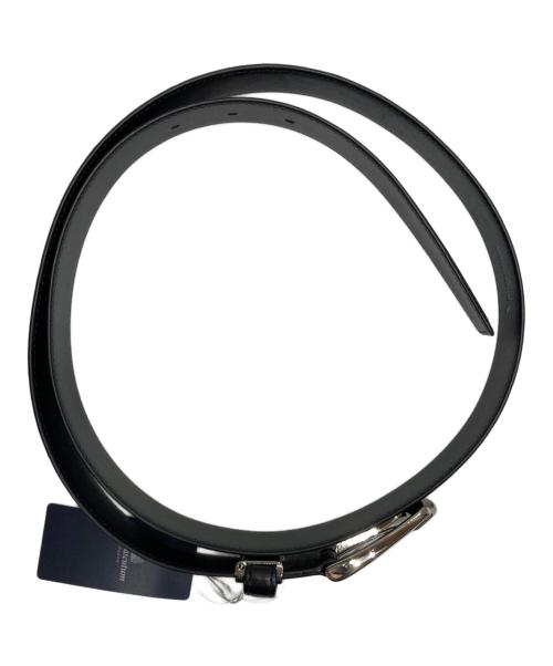 Aquascutum（アクアスキュータム）Aquascutum (アクアスキュータム) レザーベルト ブラック 未使用品の古着・服飾アイテム