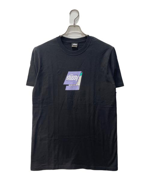 stussy（ステューシー）stussy (ステューシー) プリントTシャツ ブラック サイズ:Mの古着・服飾アイテム