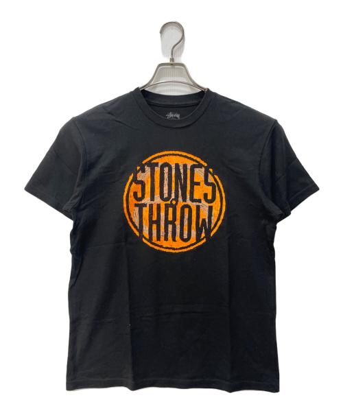stussy（ステューシー）stussy (ステューシー) プリントTシャツ ブラック サイズ:Lの古着・服飾アイテム