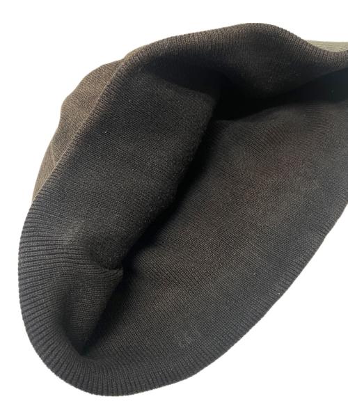 HARLEY-DAVIDSON（ハーレーダビッドソン）HARLEY-DAVIDSON (ハーレーダビッドソン) ファイヤー柄ニット帽 ブラウンの古着・服飾アイテム