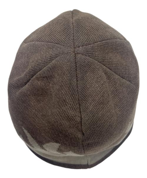 HARLEY-DAVIDSON（ハーレーダビッドソン）HARLEY-DAVIDSON (ハーレーダビッドソン) ファイヤー柄ニット帽 ブラウンの古着・服飾アイテム