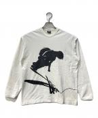 stussyステューシー）の古着「長袖Tシャツ」｜ブラック